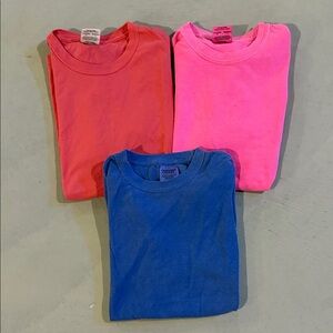 Set of 3 comfort colors t shirts